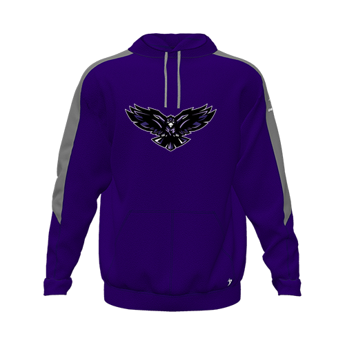 [CUS-DFW-HOOD-FLC-LSL-PUR-YXS-LOGO2] Hoodie (Youth XS, Purple, Logo 2)