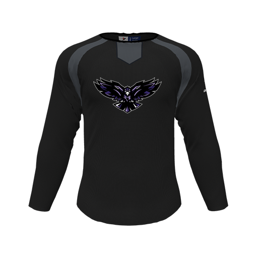 [CUS-DFW-PULL-FLC-CNK-LSL-BLK-YS-LOGO2] Pullover (Youth S, Black, Logo 2)