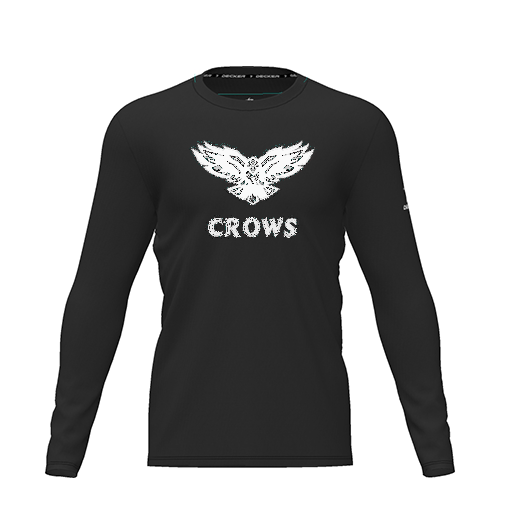 [CUS-DRIF-TEES-PER-CNK-LSL-BLK-YXS-LOGO3] Dri Fit Performance T-Shirt (Youth XS, Black, Logo 3, Long Sleeve)