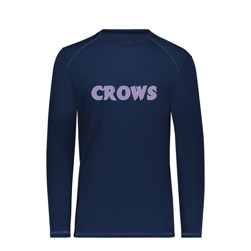 [6846.065.S-LOGO1] Youth SoftTouch Long Sleeve (Youth S, Navy, Logo 1)
