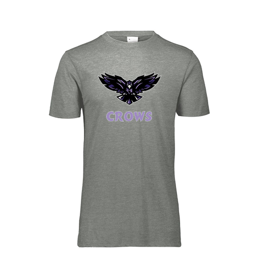 [FTSCUBGY-YS-LOGO3] Decker Youth Tri-Blend T-Shirt - Short Sleeve (Youth S, Gray, Logo 3)