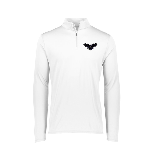 [FTLQFLWH-FAXS-LOGO2] Decker Women's Flex-Lite 1/4 Zip Shirt (Female Adult XS, White, Logo 2)