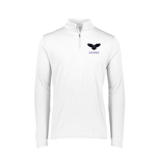 [FTLQFLWH-FAXS-LOGO3] Decker Women's Flex-Lite 1/4 Zip Shirt (Female Adult XS, White, Logo 3)