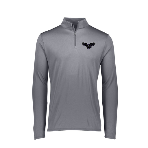 [FTLQFLGY-FAXS-LOGO2] Decker Women's Flex-Lite 1/4 Zip Shirt (Female Adult XS, Gray, Logo 2)
