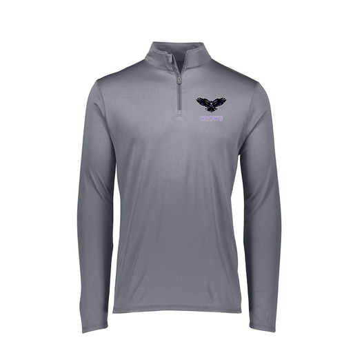 [FTLQFLGY-FAXS-LOGO3] Decker Women's Flex-Lite 1/4 Zip Shirt (Female Adult XS, Gray, Logo 3)