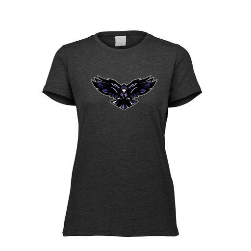 [FTSCUBBK-FAXS-LOGO2] Decker Women's Tri-Blend T-Shirt - Short Sleeve (Female Adult XS, Black, Logo 2)