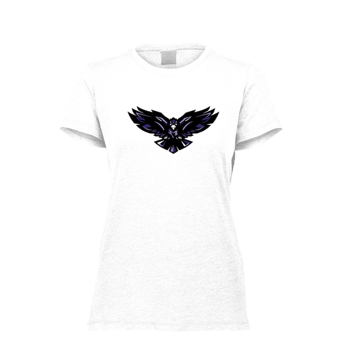 [FTSCUBWH-FAXS-LOGO2] Decker Women's Tri-Blend T-Shirt - Short Sleeve (Female Adult XS, White, Logo 2)