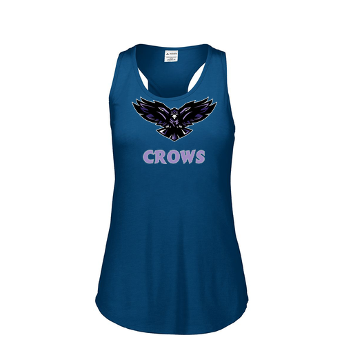 [3078.U22.S-LOGO3] Ladies Tri Blend Tank Top (Female Adult S, Navy, Logo 3)