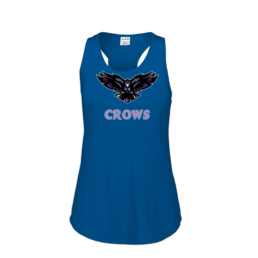 [3078.U55.S-LOGO3] Ladies Tri Blend Tank Top (Female Adult S, Royal, Logo 3)