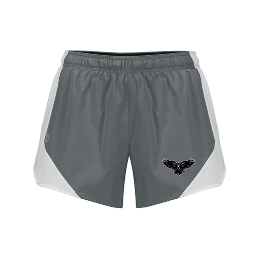 [229489.R04.S-LOGO2] Girls Olympus Shorts (Female Youth S, Gray, Logo 2)