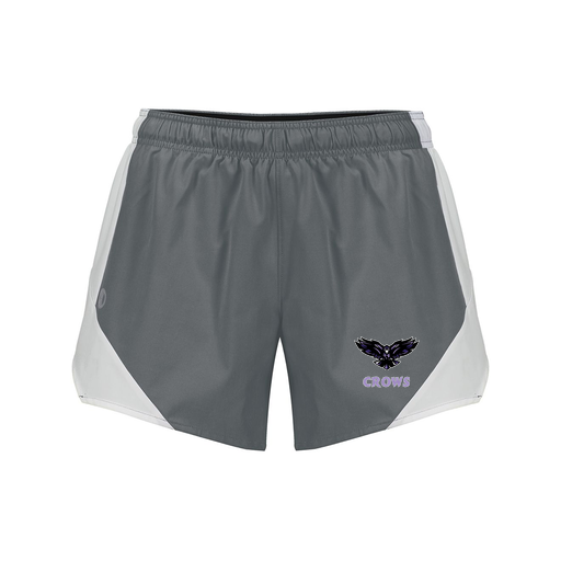 [229489.R04.S-LOGO3] Girls Olympus Shorts (Female Youth S, Gray, Logo 3)