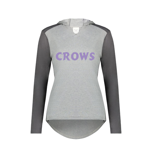 [6902.30V.XS-LOGO1] Ladies Vintage Hoodie (Female Adult XS, Gray, Logo 1)