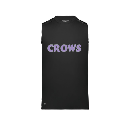 [222593.080.S-LOGO1] Men's CoolDry TankTop (Adult S, Black, Logo 1)