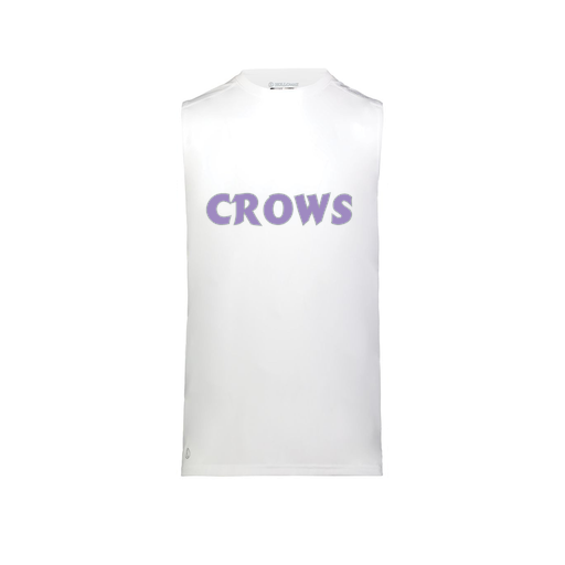 [222593.005.S-LOGO1] Men's CoolDry TankTop (Adult S, White, Logo 1)