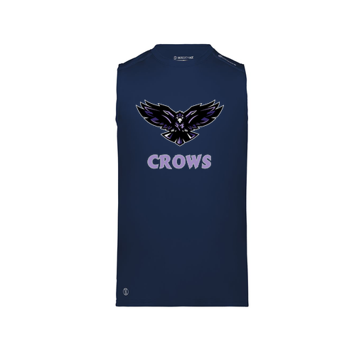 [222593.065.S-LOGO3] Men's CoolDry TankTop (Adult S, Navy, Logo 3)