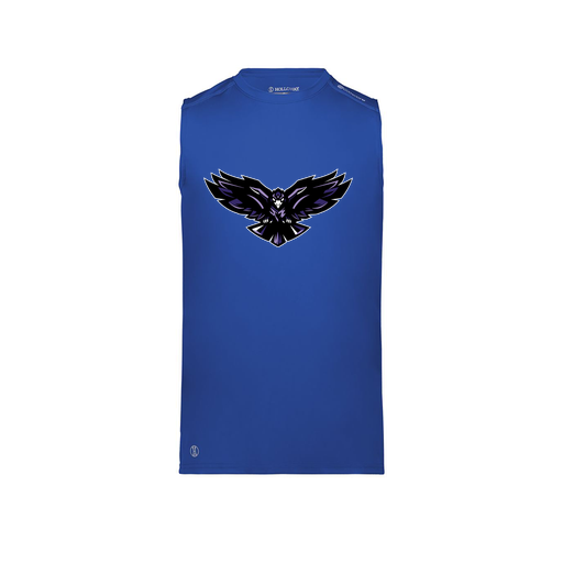 [222593.060.S-LOGO2] Men's CoolDry TankTop (Adult S, Royal, Logo 2)