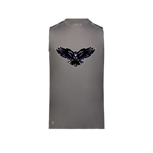 [222593.98D.S-LOGO2] Men's CoolDry TankTop (Adult S, Gray, Logo 2)