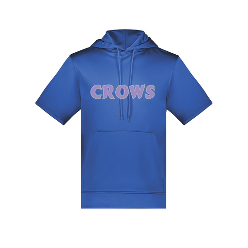 [6871.060.S-LOGO1] Men's Dri Fit Short Sleeve Hoodie (Adult S, Royal, Logo 1)