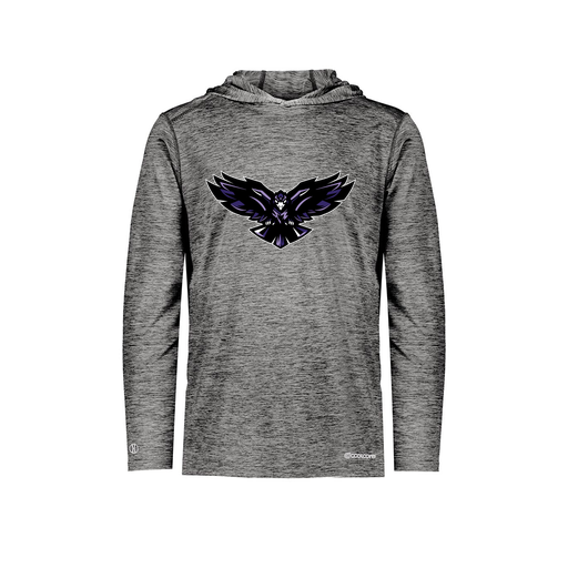 [FOLHCGBK-AS-LOGO2] Decker Men's Charge Hoodie (Adult S, Black, Logo 2)