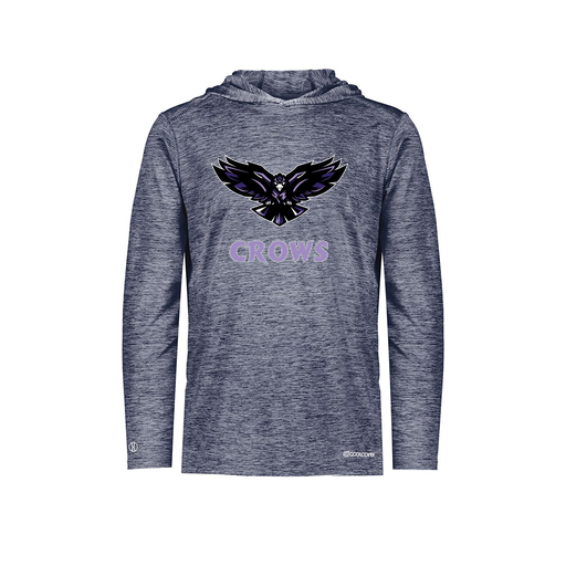 [CUS-DFW-CHGHOOD-PER-LSL-NVY-AS-LOGO3] Men's Charge Hoodie (Adult S, Navy, Logo 3)