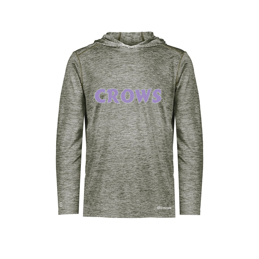 [FOLHCGGY-AS-LOGO1] Decker Men's Charge Hoodie (Adult S, Gray, Logo 1)