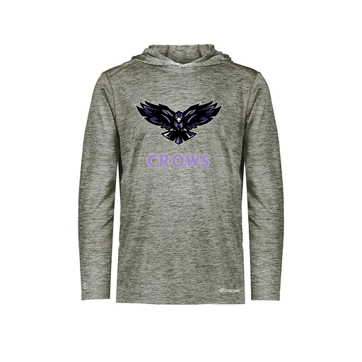 [FOLHCGGY-AS-LOGO3] Decker Men's Charge Hoodie (Adult S, Gray, Logo 3)