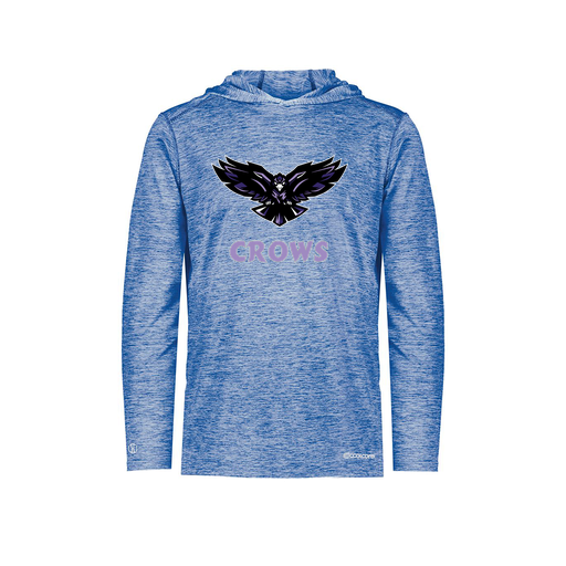 [FOLHCGRY-YS-LOGO3] Decker Youth Charge Hoodie (Youth S, Royal, Logo 3)