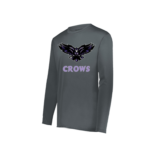 [222822.059.XS-LOGO3] Men's LS Smooth Sport Shirt (Adult XS, Gray, Logo 3)