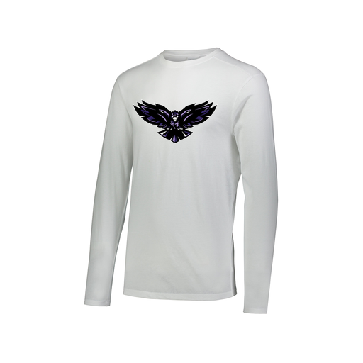 [3075.005.XS-LOGO2] Men's LS Ultra-blend T-Shirt (Adult XS, White, Logo 2)
