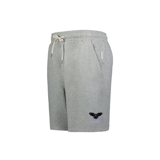 [223604.013.S-LOGO3] YOUTH Ventura Soft Knit SHORTS (Youth S, Silver, Logo 3)